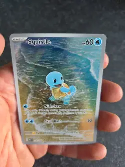 SQUIRTLE POKEMON 170/165 2023 MEW 151 FULL ART ENGLISH - Image 3