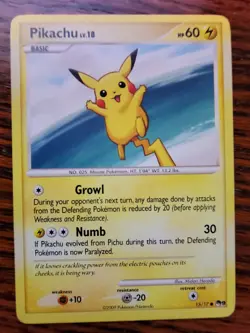 Pokemon POP Series 9 Common Pikachu 15/17 - Image 1