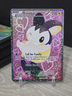 Pokemon Emolga RC23/RC25 Legendary Treasures Radiant Collection Full Art Holo - Image 3