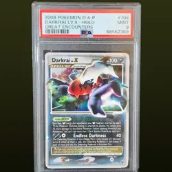 POKEMON DARKRAI LV X 104 106 GREAT ENCOUNTERS HOLO PSA 9 MINT - Image 1