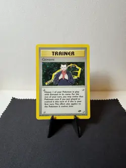 Pokemon TCG: Gym Challenge Unlimited Giovanni 18/132 Holo Rare MP - Image 2