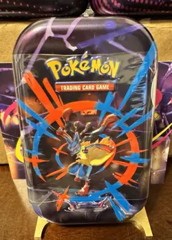 2x Pokemon Mega Heroes Mini Tins Lugia & Lucario Sealed Booster Packs 2025 - Image 3