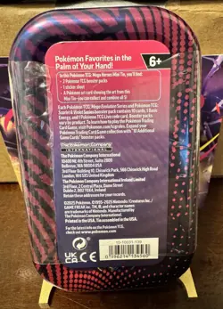 2x Pokemon Mega Heroes Mini Tins Lugia & Lucario Sealed Booster Packs 2025 - Image 4