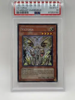 Victoria 2009 PSA 10 GEM MINT💎 1st Edition SOVR-EN093 Stardust Overdrive Yugioh - Image 2