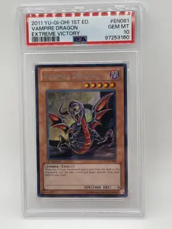 Vampire Dragon 2011 PSA 10 GEM MINT 💎 EXVC-EN081 Secret Rare 1st Edition Yugioh - Image 3