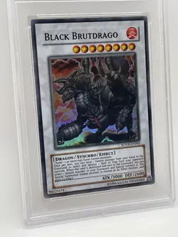 Black Brutdrago PSA 8 NM-MINT Super Rare SOVR-EN043 Stardust Overdrive Yugioh - Image 5