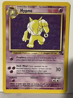 Hypno 23/62 Non Holo Fossil NM Pokemon Fast Shipping - Image 1