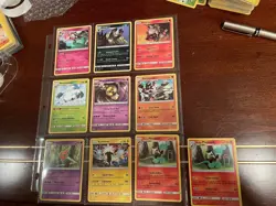 Pokemon Lot Rare Hidden Fates Aegislash Heatran Barbaracle Abomasnow And MORE - Image 1
