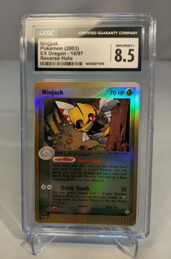 2003 Pokemon EX Dragon Ninjask 18/97 Reverse Holo CGC 8.5 - Image 1