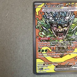 2025 Pokemon Prismatic Evolutions Teal Mask Ogerpon ex Special Illustration Rare - Image 3