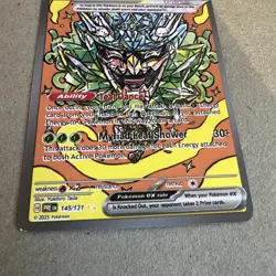 2025 Pokemon Prismatic Evolutions Teal Mask Ogerpon ex Special Illustration Rare - Image 5