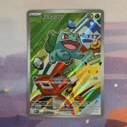 Pokemon Bulbasaur MEP 037 First Partner Illustration Rare Promo 30th Anniversary - Image 1
