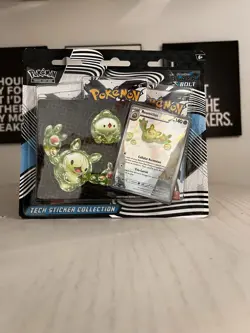 Pokemon TCG Scarlet Violet Black Bolt Tech Sticker Collection 3-Pack Blister 🔥 - Image 1