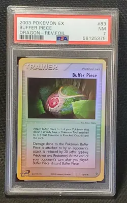 PSA 7 NM Pokemon Ex Dragon Reverse Holo Foil Buffer Piece #83 - Image 1