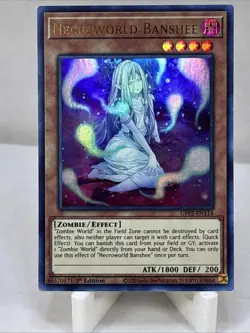 Yugioh Necroworld Banshee GFP2-EN114 Ultra Rare 1st Ed NM - Image 1