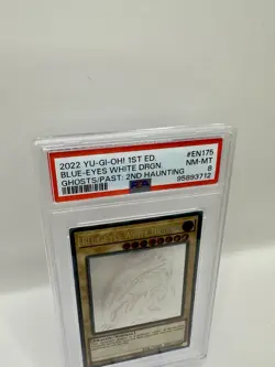Yugioh Blue-Eyes White Dragon GFP2-EN175 Ghost Rare 1st Edition PSA 8 - Image 5