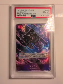 PSA 10 Magellan OP02-085 ( Super Rare ) Paramount War ONE PIECE Card Game JP TCG - Image 1