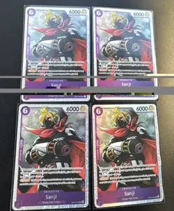 Sanji OP07-064 SR One Piece TCG The Best Vol. 2 PRB-02 - NM English *Playset* - Image 2