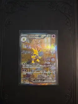 Pokemon TCG Alakazam EX 151 Holo Card Scarlet & Violet 201/165 - Image 1