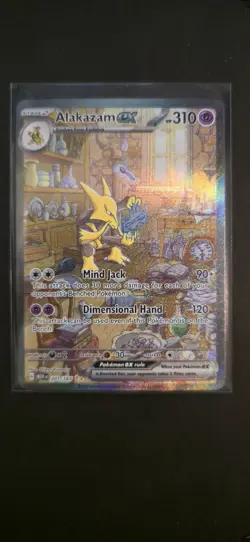 Pokemon TCG Alakazam EX 151 Holo Card Scarlet & Violet 201/165 - Image 3