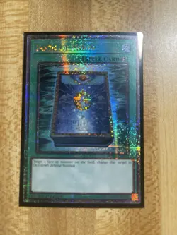 Yu-Gi-Oh Book of Moon Quarter Century Secret Rare Card RA02-EN050 1st Edition - Image 1