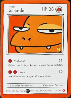 Pokkedo V2 Set 2 - Siminder (Charmander) Pokemon TCG Card 04/60 - Image 1