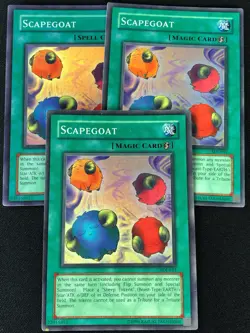 YUGIOH SCAPEGOAT SDJ-041 SUPER X3(MP) - Image 1