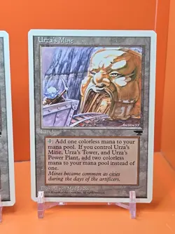 (4) LAND 1995 Magic The Gathering CHRONICLES URZA'S POWER PLANT, MINE, & 2 TOWER - Image 5