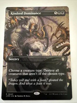 Kindred Dominance (Borderless) Commander Masters Regular - Image 1