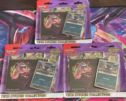 LOT of 3: Pokemon TCG Ascended Heroes Tech Sticker Collection Factory Sealed - Image 1