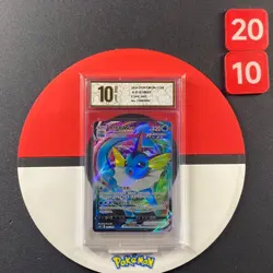 Pokemon TCG Vaporeon VMAX Chinese NM 005/009 CSHC Grade10 - Image 1
