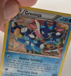 2016 Pokemon Greninja Breakpoint Cracked Ice Holo 40/122 LP - Image 2