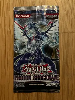 YuGiOh - Photon Shockwave Booster Pack EMPTY - 1st Edition - - Image 1