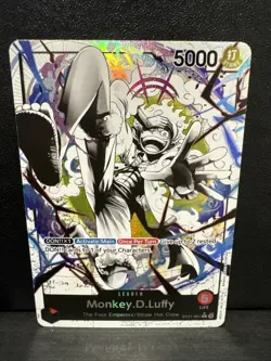 Monkey D Luffy ST21-001 Alternate Art Leader Starter Deck 21 One Piece NM - Image 1