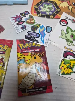 Pokemon Card Lot Sprigatito McDonald’s Holo Promo TCG Sticker Box And More - Image 3