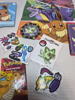 Pokemon Card Lot Sprigatito McDonald’s Holo Promo TCG Sticker Box And More - Image 4