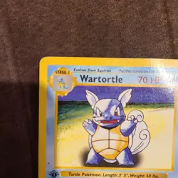 Pokemon Wartortle 42/102 1st Edition Base Set Card Excellent Shape - Image 3