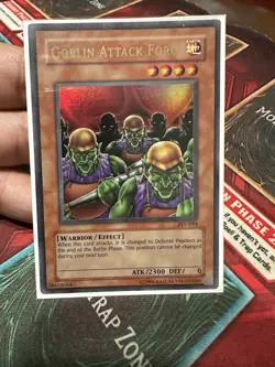 Yugioh Goblin Attack Force PSV-094 Ultra Rare UNL Misprint Error LP Attribute - Image 1