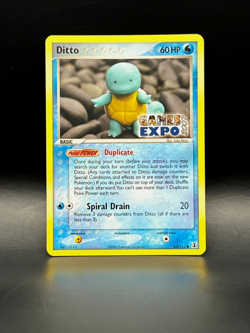 Ditto GAMES EXPO Card- Ex Delta Species 64/113-Super Rare Pokemon Promo -NM - Image 1