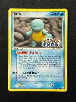 Ditto GAMES EXPO Card- Ex Delta Species 64/113-Super Rare Pokemon Promo -NM - Image 2