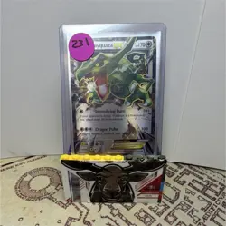 Pokemon Rayquaza EX Full Art Ultra Rare Holo XY 75/108 Dragon TCG Card - Image 1