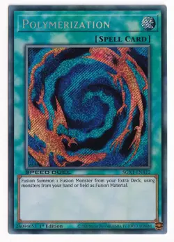 Yu-Gi-Oh! Polymerization SGX1-ENA12 Secret Rare 1st Edition NM - Image 1
