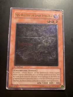 Yugioh! Neo-Weltraum Dark Panther Ultimate Rare - POTD-DE005 1. Auflage Deutsch - Image 1