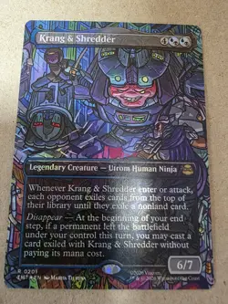 Krang & Shredder - Foil (Borderless) Teenage Mutant Ninja Turtles - Mtg - Image 1