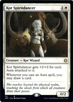 Kor Spiritdancer NM/M* Jumpstart ENGLISH 116 mtg -UnltdCards - Image 1