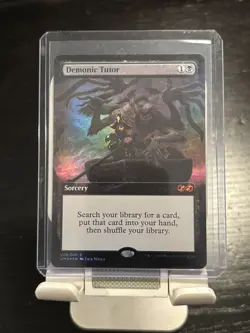 Demonic Tutor - Foil - NM - Ultimate Masters Box Toppers - MTG - Image 2