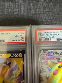 PSA 10 Pikachu V Pokemon VMAX Climax Double Rare English Pokemon Card - Image 4