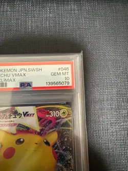 PSA 10 Pikachu V Pokemon VMAX Climax Double Rare English Pokemon Card - Image 5
