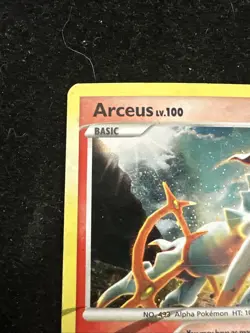 Arceus AR3 Holo Rare Platinum Arceus Pokemon TCG LP/MP Cosmos Swirl - Image 4