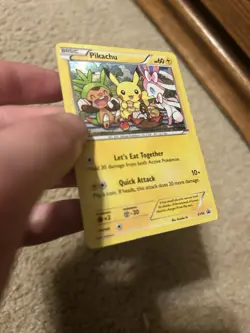 Pokemon Pikachu XY95 Promo Holo Rare – Let’s Eat Together 2016 LP-c - Image 3